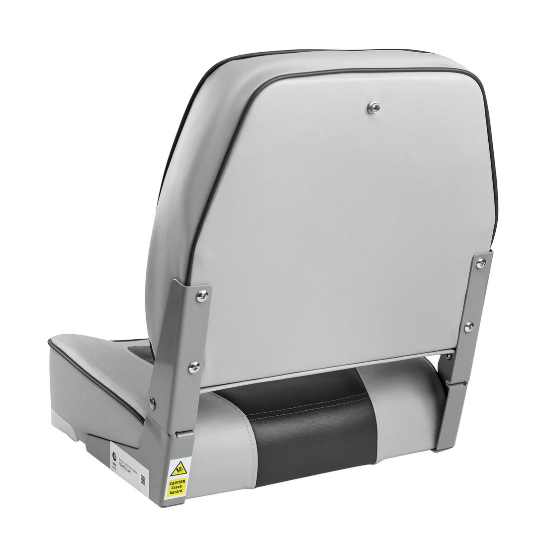 картинка Кресло мягкое складное, обивка винил, цвет серый/угольный, Marine Rocket