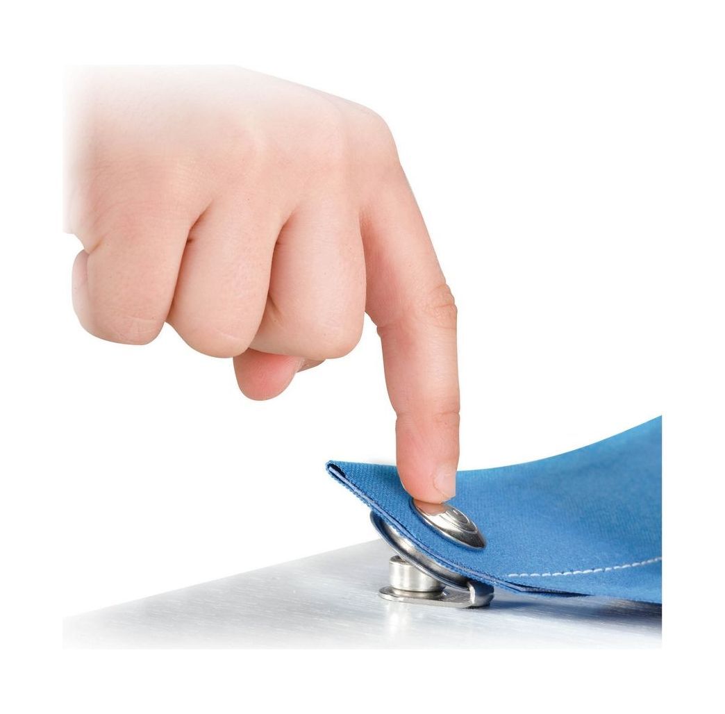 картинка Нижняя часть кнопки Q-snap, нержавеющая (упаковка 10шт.)