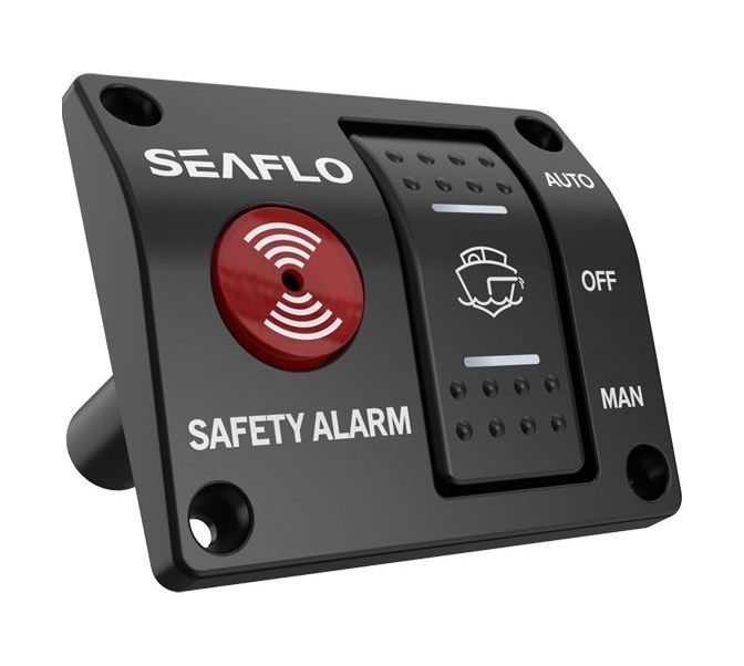 картинка Панель управления помпой с сигнализацией наличия воды, 12 В, SeaFlo