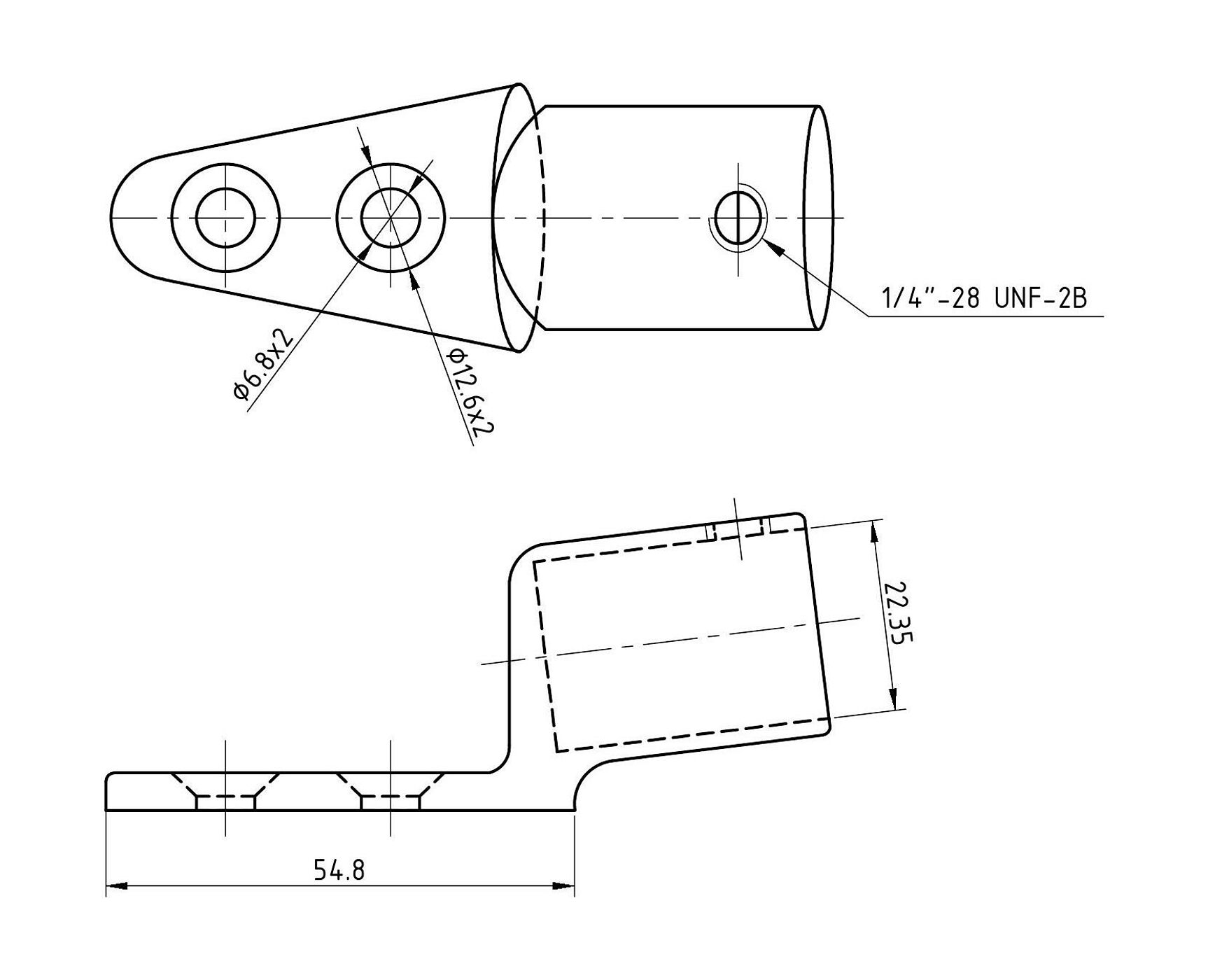 картинка Крепление леера 7/8" (22,2 мм)