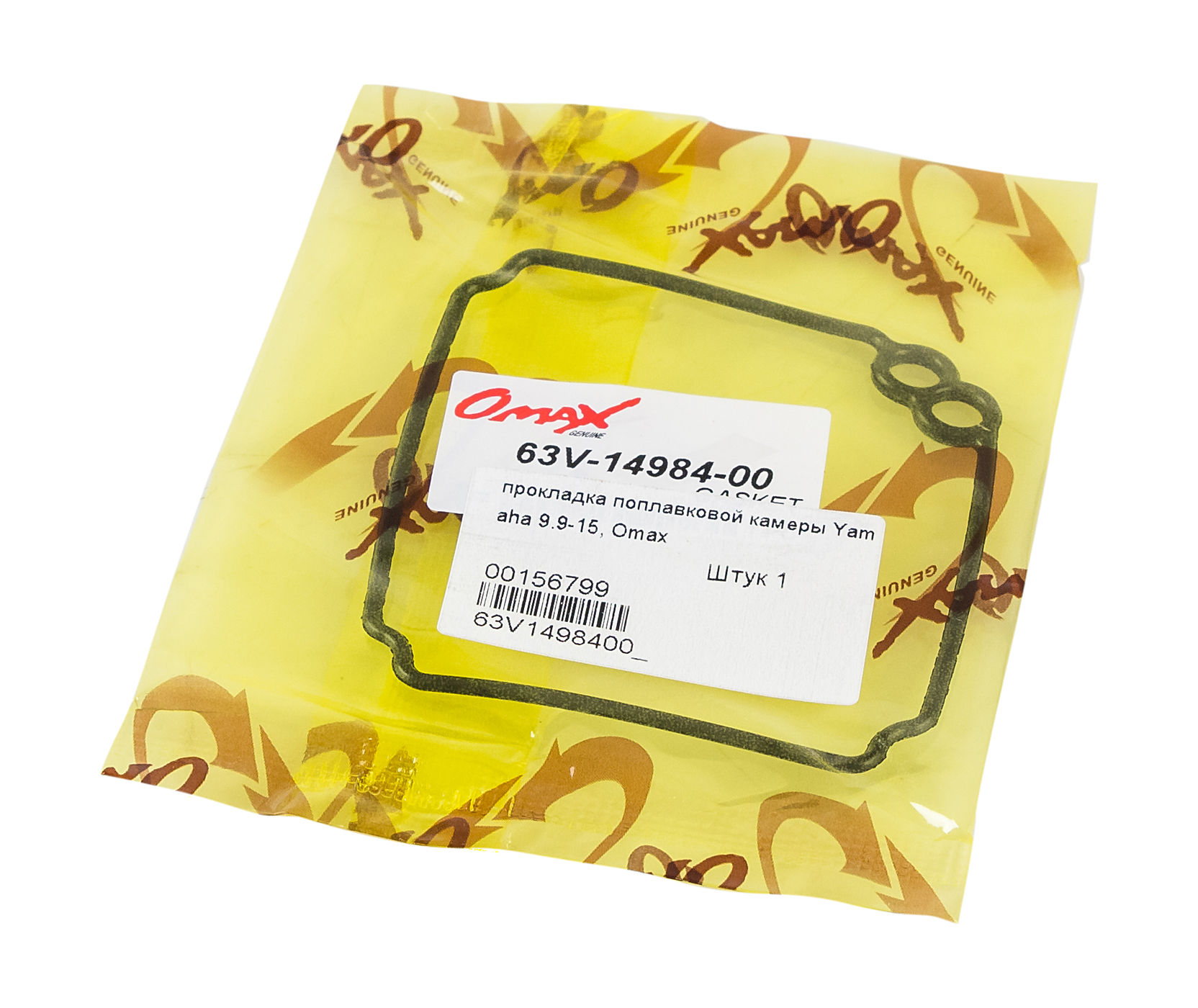 картинка Прокладка поплавковой камеры Yamaha 9.9-15, Omax