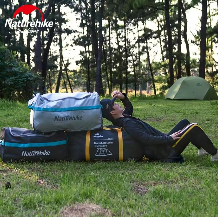 картинка Сумка дорожная Naturehike А027, с колесами,110 л., черная