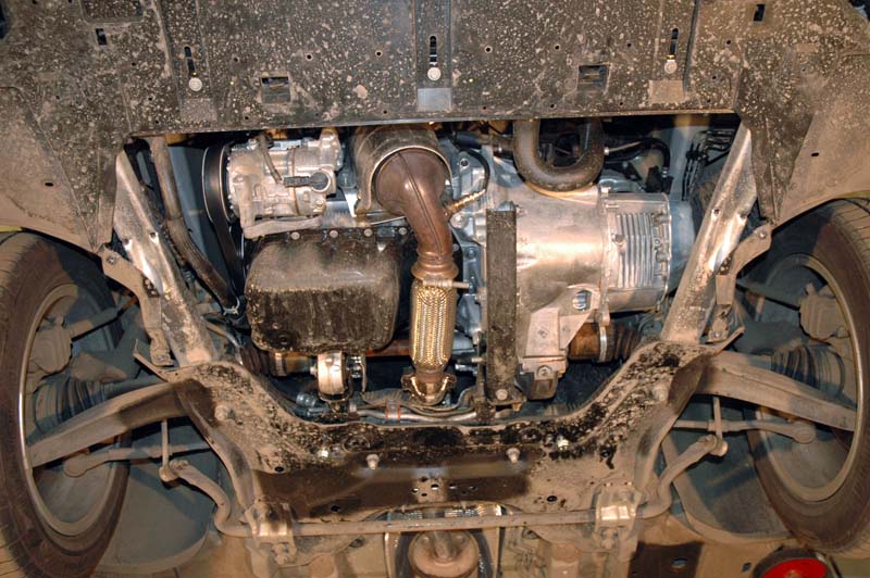 картинка Защита картера двигателя и кпп Peugeot (Пежо) 308 V-все (2008-2015) / 3008 V-все (2009-2016) (Алюминий 4 мм) 17.02ABC