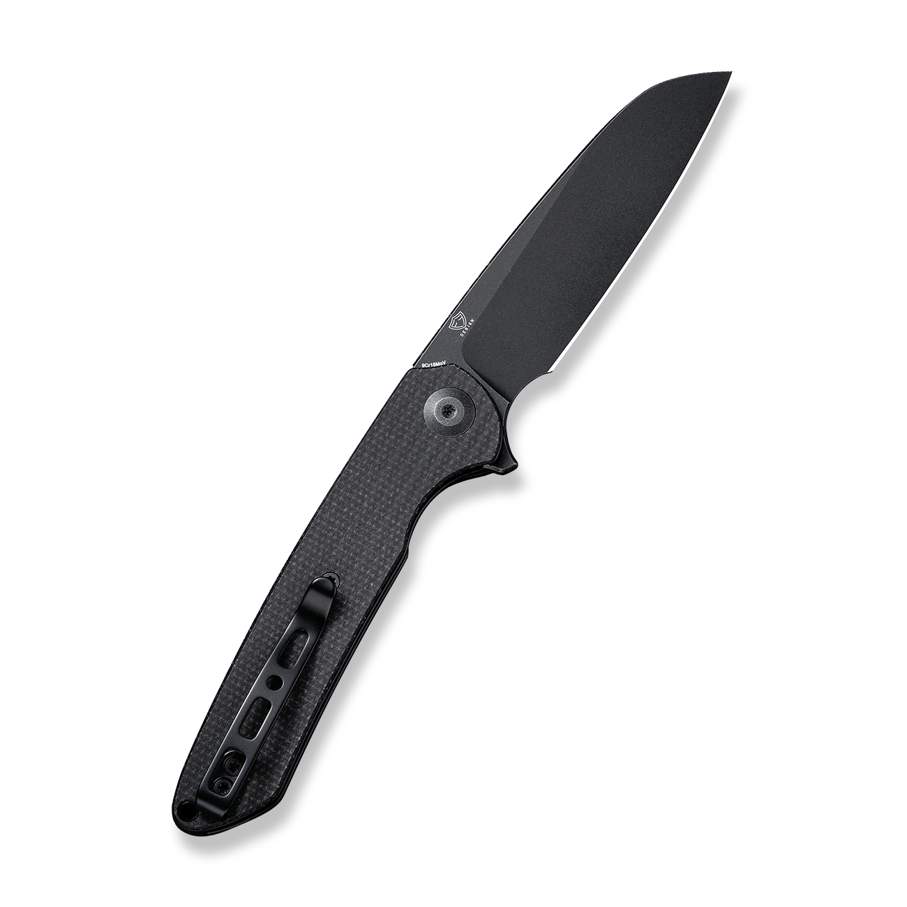 картинка Складной нож SENCUT Kyril 9Cr18MoV Steel Black Stonewashed Handle Black Micarta