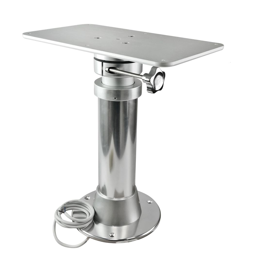 картинка Стойка столешницы электрическая 1 ступень 465-715 мм, основание 250 мм