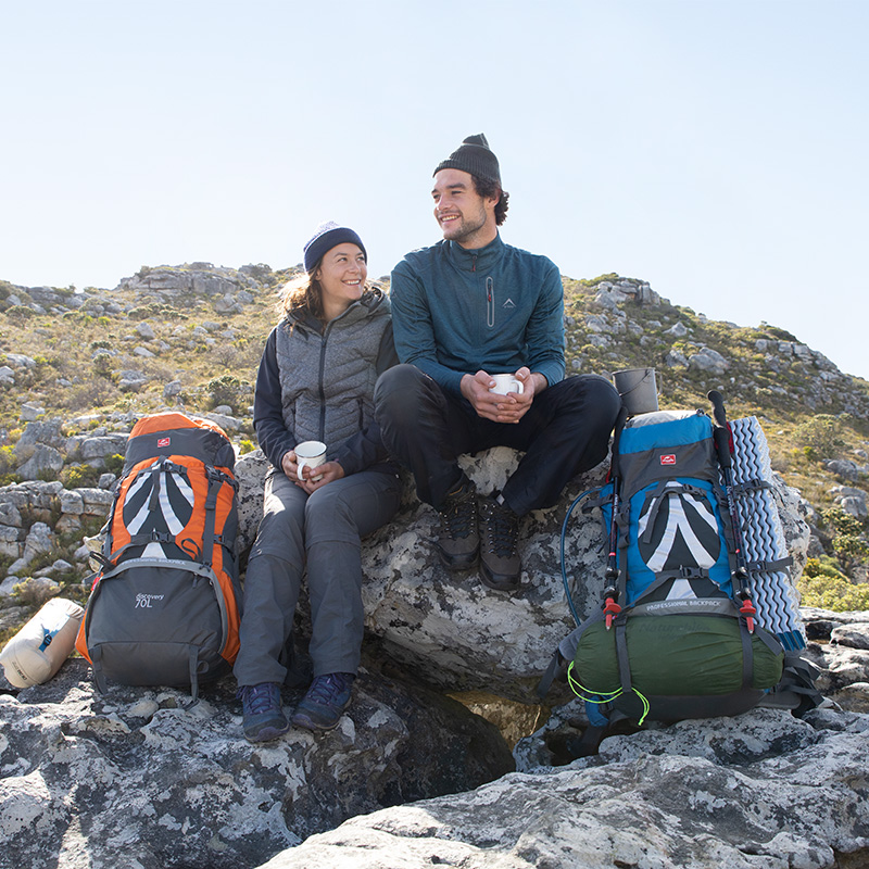 Рюкзак туристический Naturehike 70 л, оранжевый