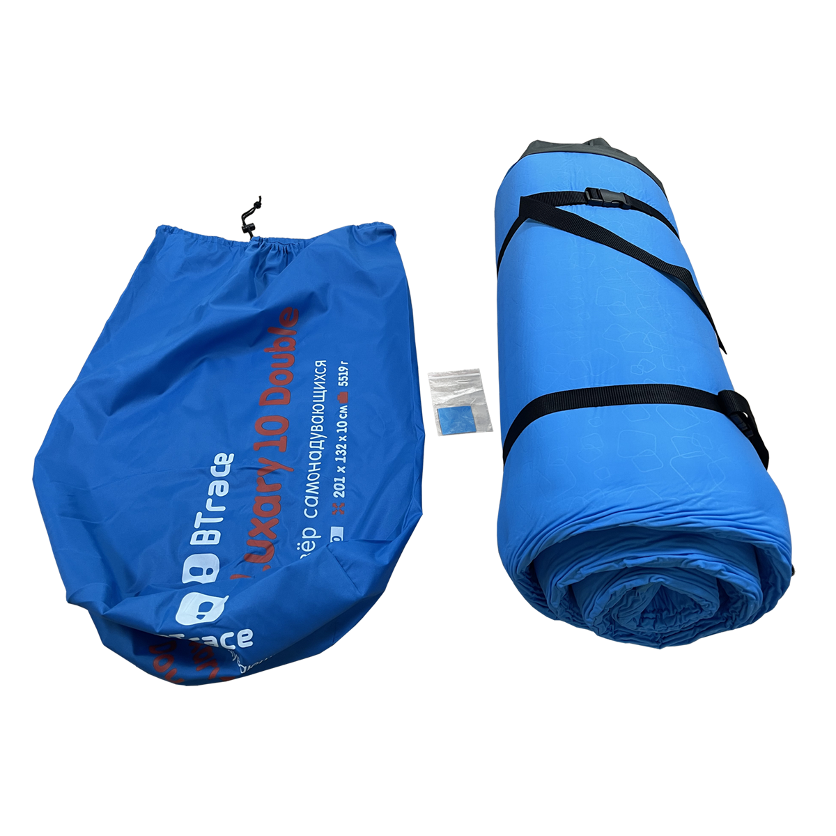 картинка Ковер самонадувающийся BTrace Luxary 10 Double (Синий)