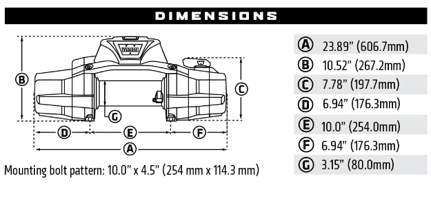 картинка Лебедка WARN ZEON XP 10-S