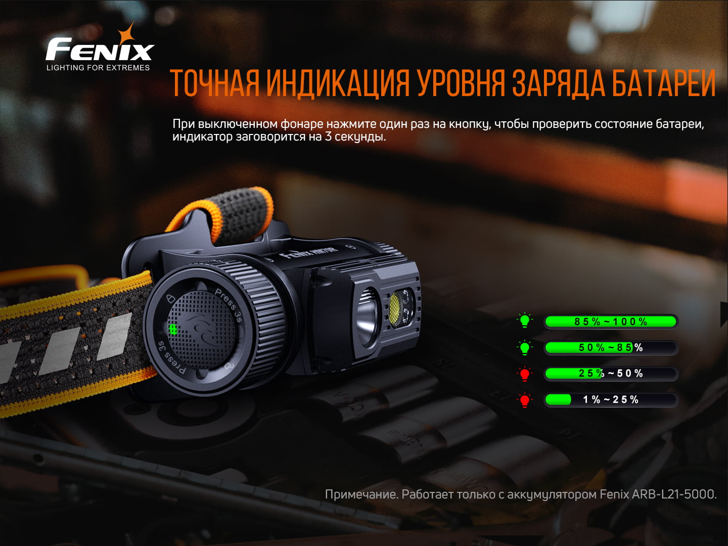 картинка Налобный фонарь Fenix HM70R