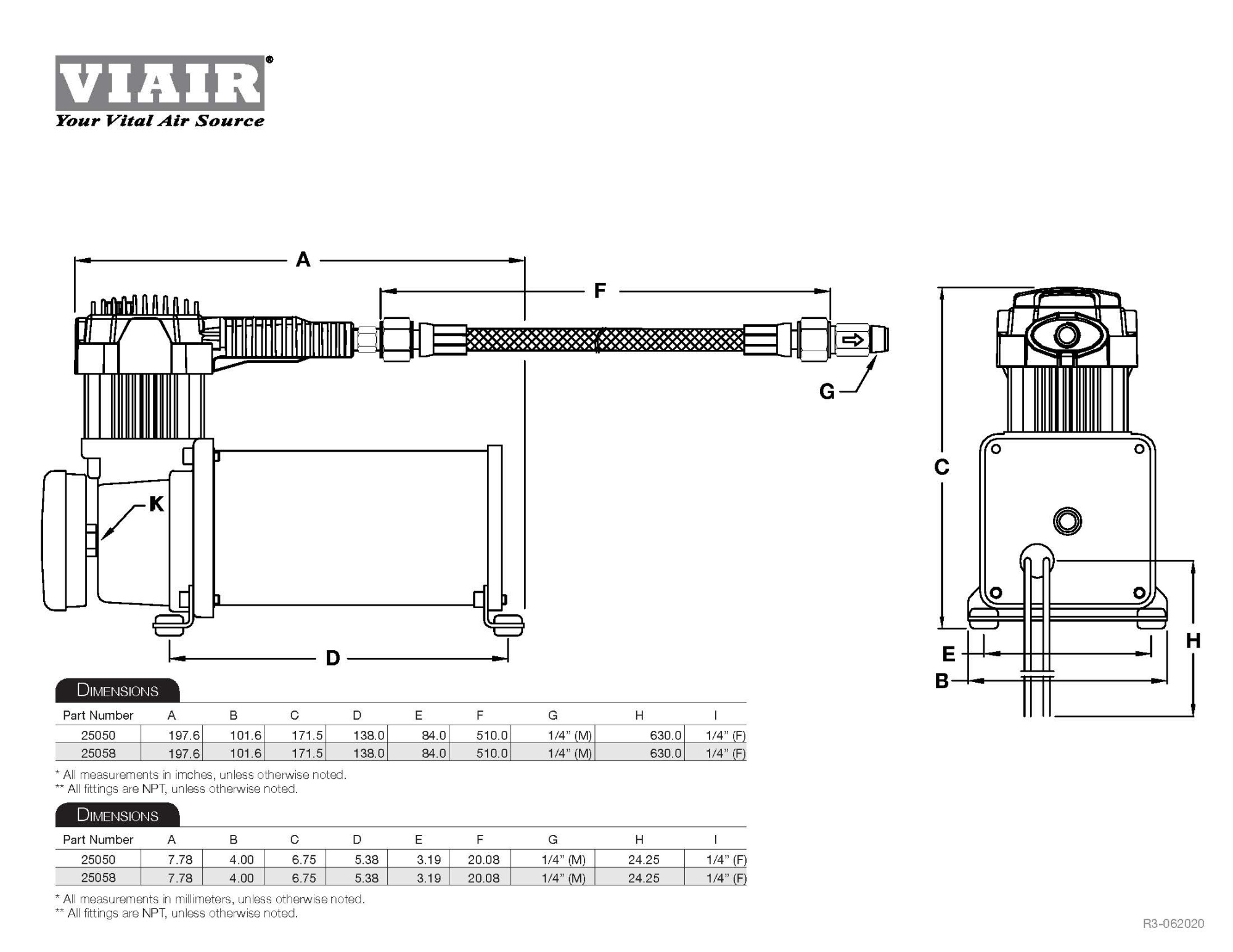 картинка Компрессор стационарный 12V VIAIR 250C IG