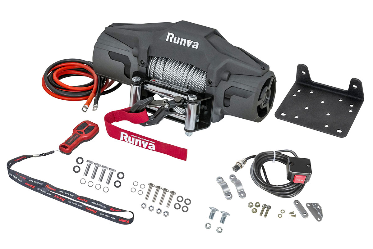 картинка Лебедка Runva 6000 lbs 2500 кг 12В сталь EWV6000F