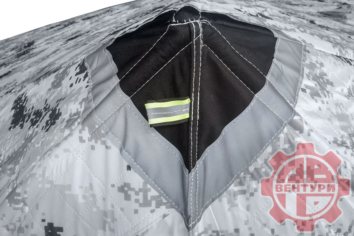 картинка Палатка зимняя Улов КУБ утепленная., пиксель-зима 200*200*210см.