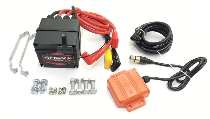 картинка Лебедка 4REVO SRX 17000 24В сталь