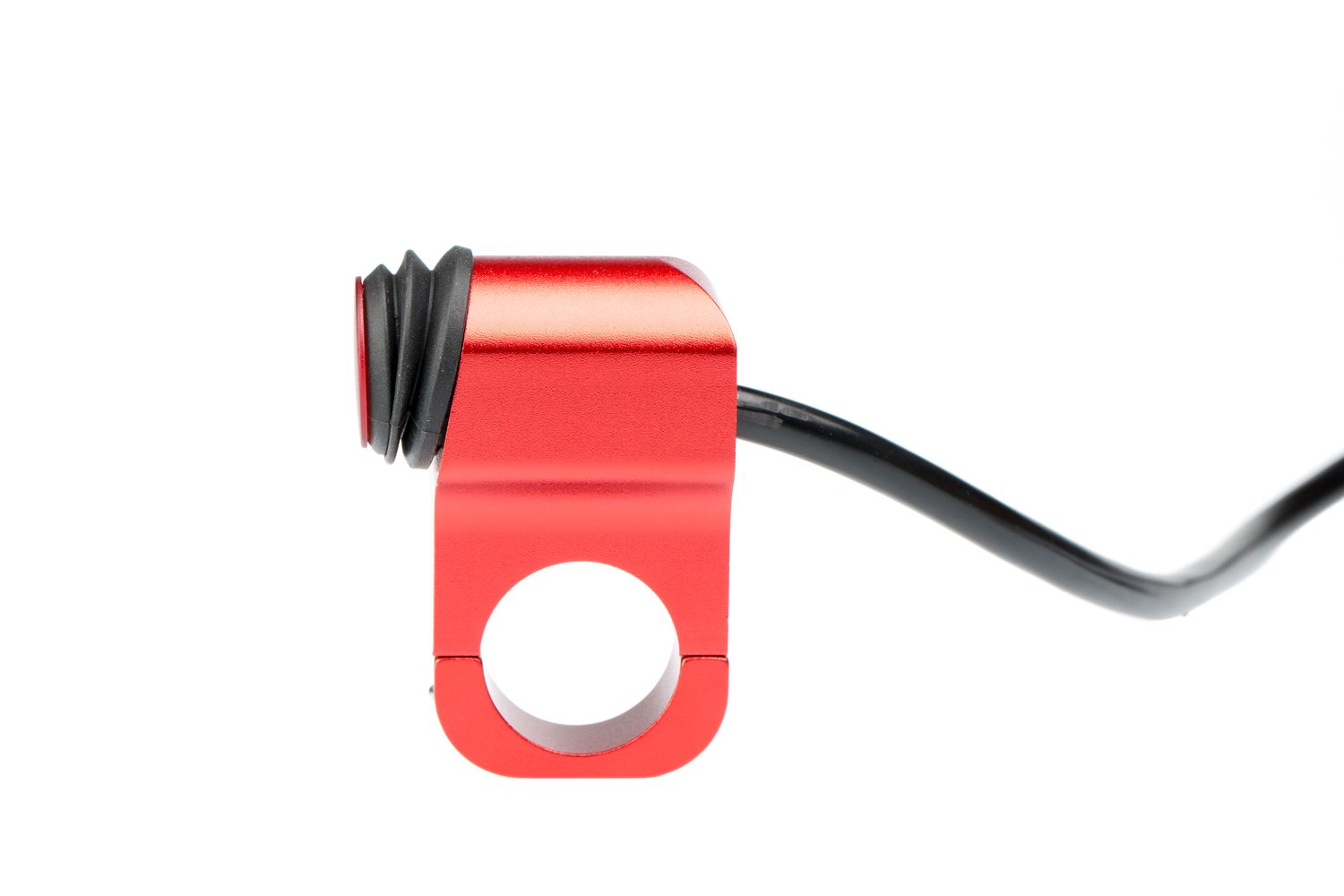 картинка Выключатель влагозащищенный 2210, однокнопочный, цвет корпуса красный, под трубу D22мм