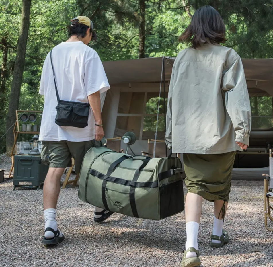 картинка Сумка дорожная Naturehike, с колесами, 88 л., зеленая