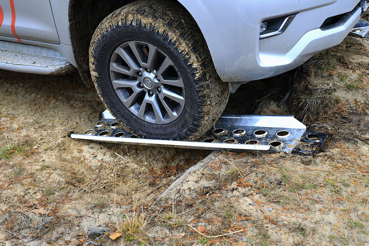 картинка Сенд-траки (аппарели) РИФ 148x48 см алюминиевые усиленные (2 шт.)