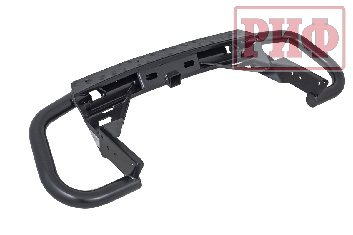 картинка Бампер задний РИФ Haval H5 c квадратом под фаркоп