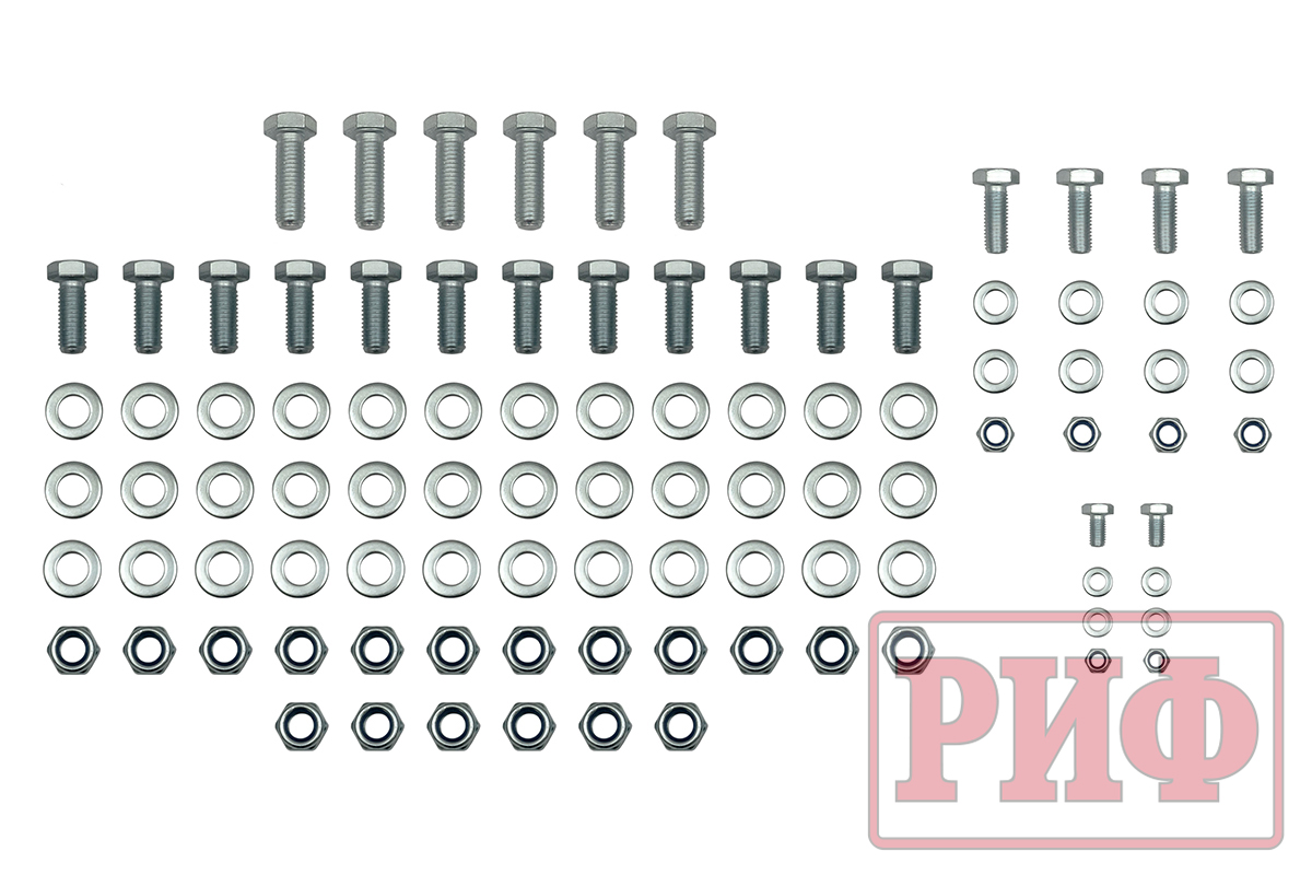 картинка Бампер РИФ силовой задний для ГАЗ Соболь NN с фонарями, возможностью установки фаркопа, стандарт