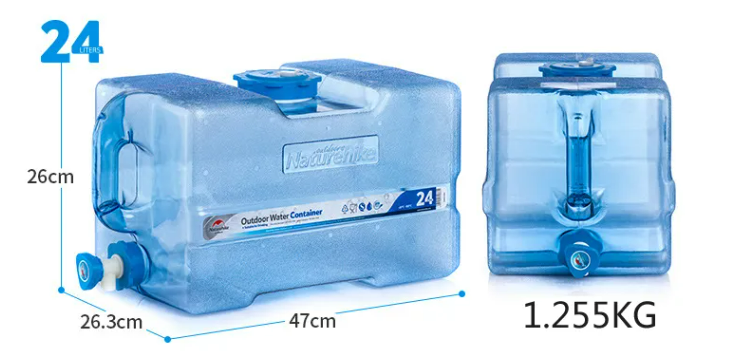 картинка Канистра Naturehike для воды, 24 л., прозрачная