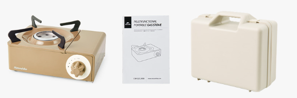 картинка Плита газовая Naturehike 2 кВт, циклон, коричневая