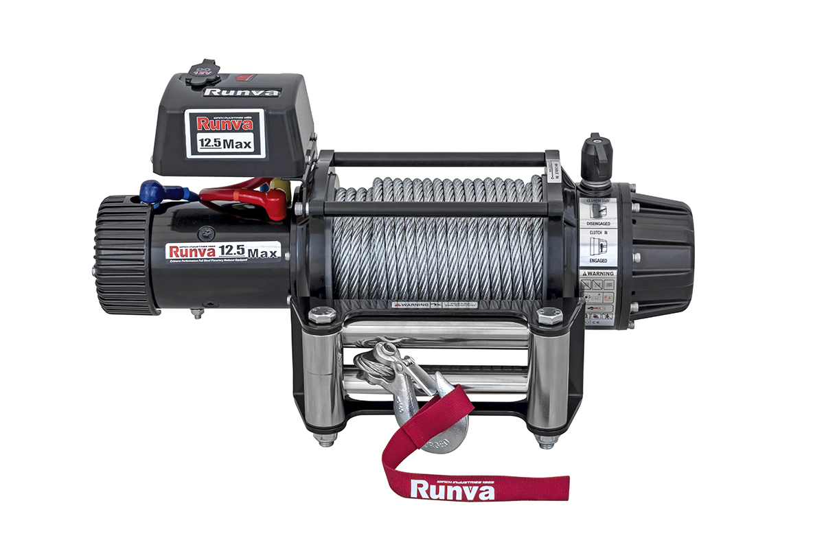 картинка Лебёдка Runva EWB12500MAXS 5670 кг 12V влагозащищенная сталь