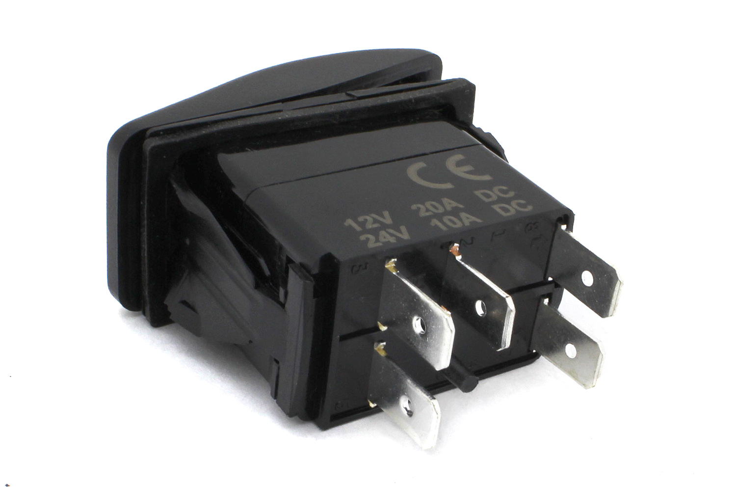 картинка Клавиша переключения с красной подсветкой redBTR универсальная с наклейками (5PIN)