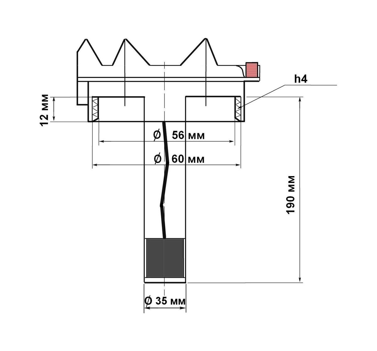 картинка Крышка с датчиком уровня для топливных баков SE2011-2012