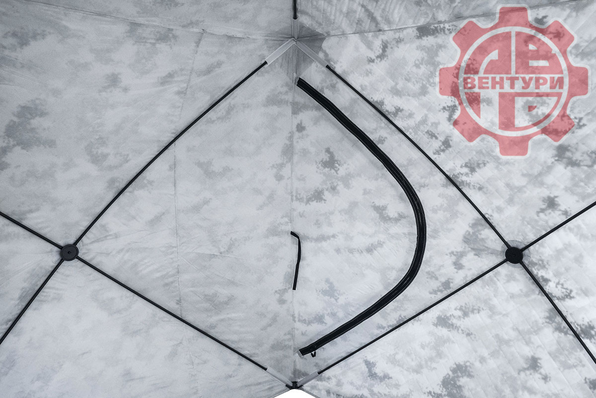 картинка Палатка зимняя Улов КУБ утепленная., пиксель-зима 200*200*210см.