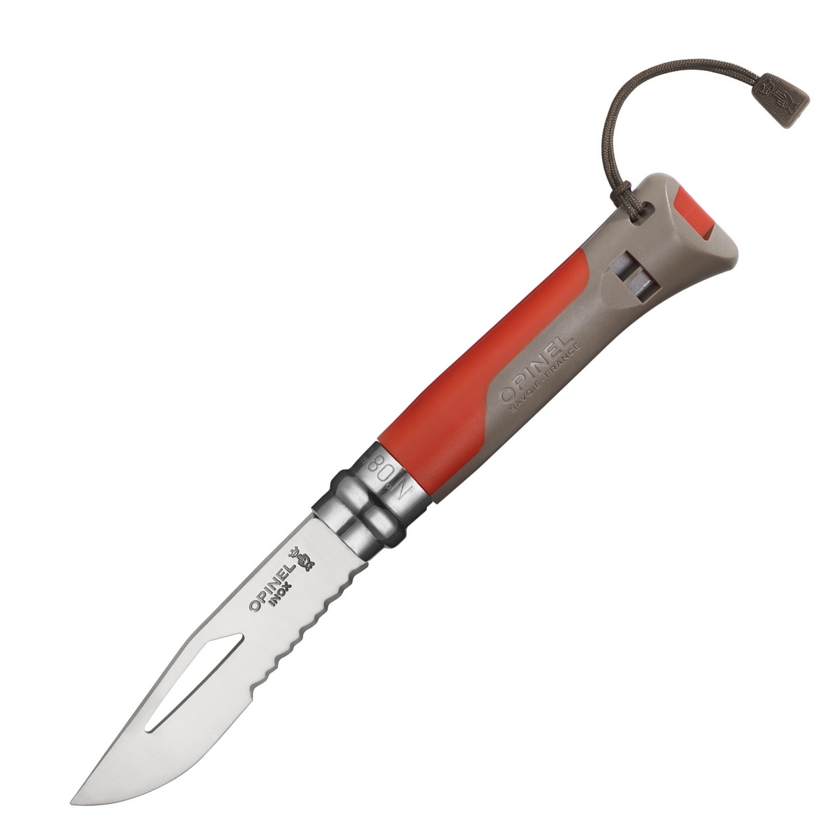 картинка Нож Opinel №8 Outdoor Earth, красный, 001714