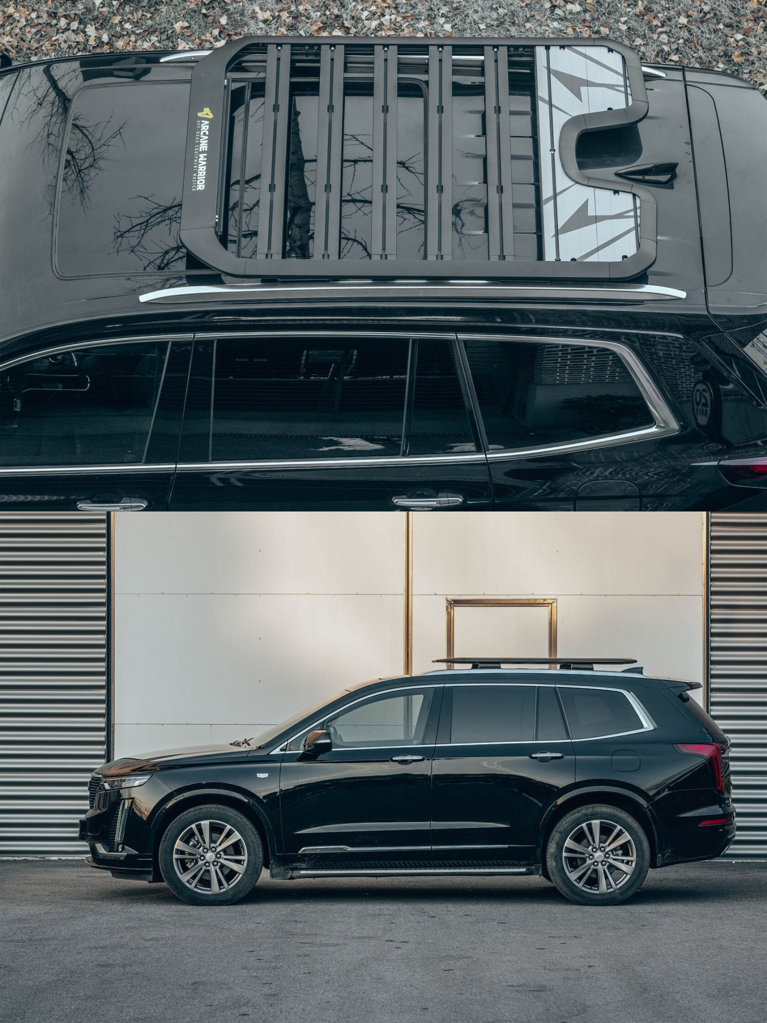 картинка Багажник экспедиционный STORM Roof Rack для Cadillac XT6 (2016-2024)