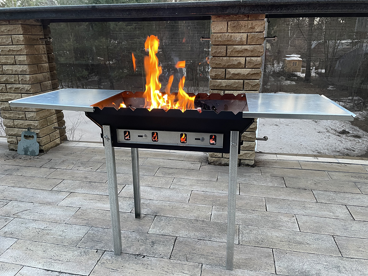 картинка Мангал РИФ нержавеющая сталь