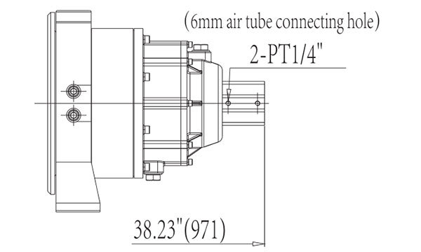 картинка Гидравлическая лебедка ЛПГ115И Мамонт с механическим переключателем свободной размотки