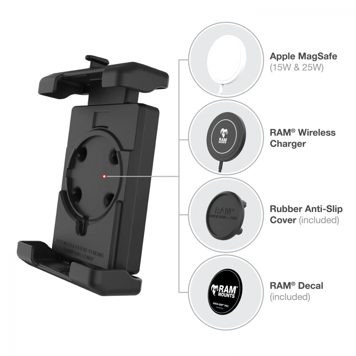 картинка Держатель телефона RAM® Quick-Grip™ Pro XL RAM-HOL-PD7U