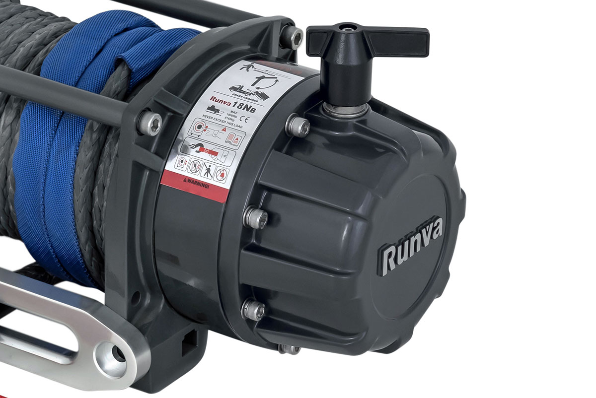 картинка Лебёдка Runva 18000 lbs влагозащищенная, синтетика 12в