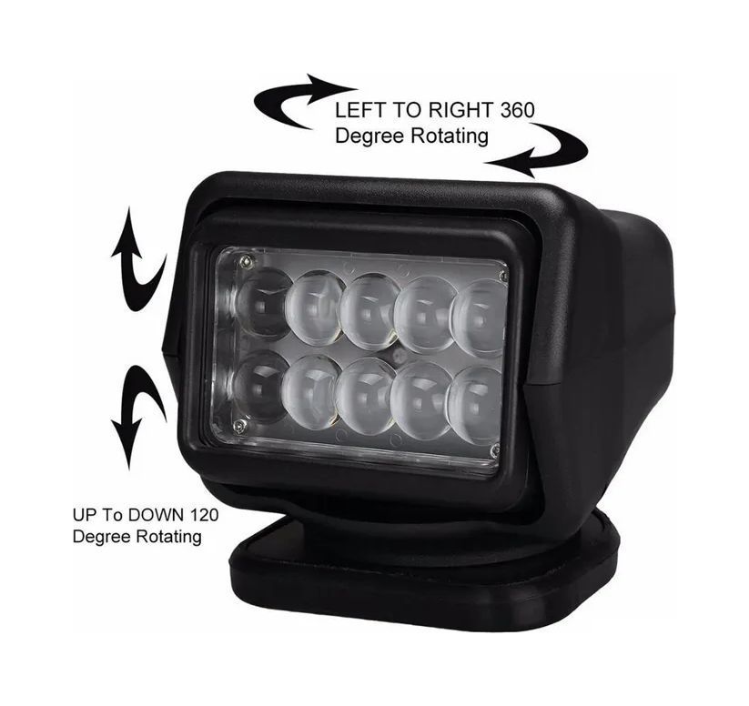 картинка Прожектор с дистанционным управлением, 9-32В, 3500 лм