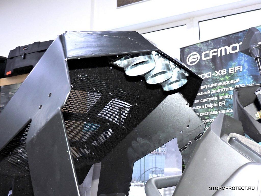 картинка Вынос радиатора для X8 с дополнительным креплением для шноркелей