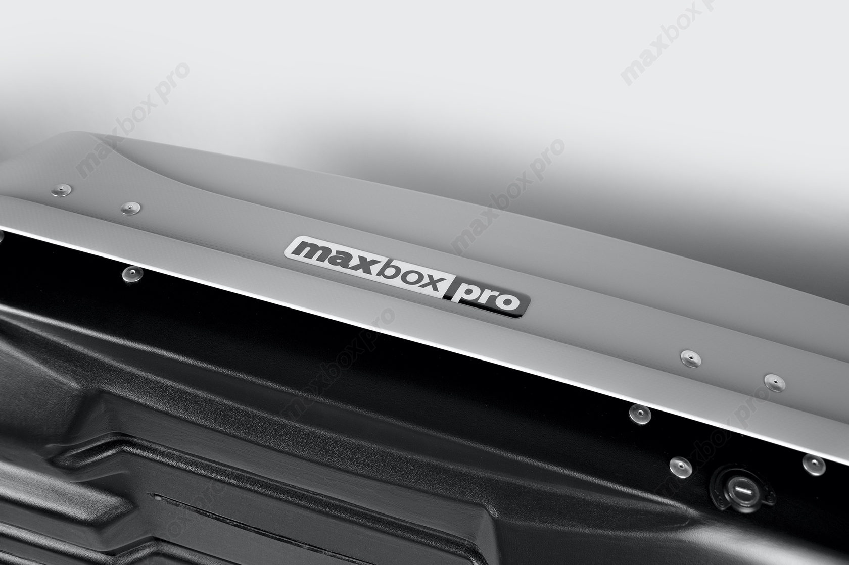 Автобокс MaxBox PRO 460 (средний) карбон серый