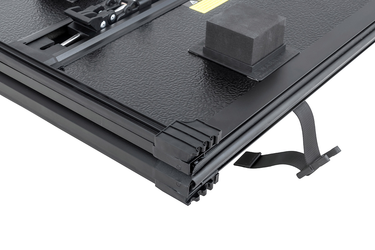 картинка Крышка кузова JAC T8, трёхсекционная, алюминиевая, черная