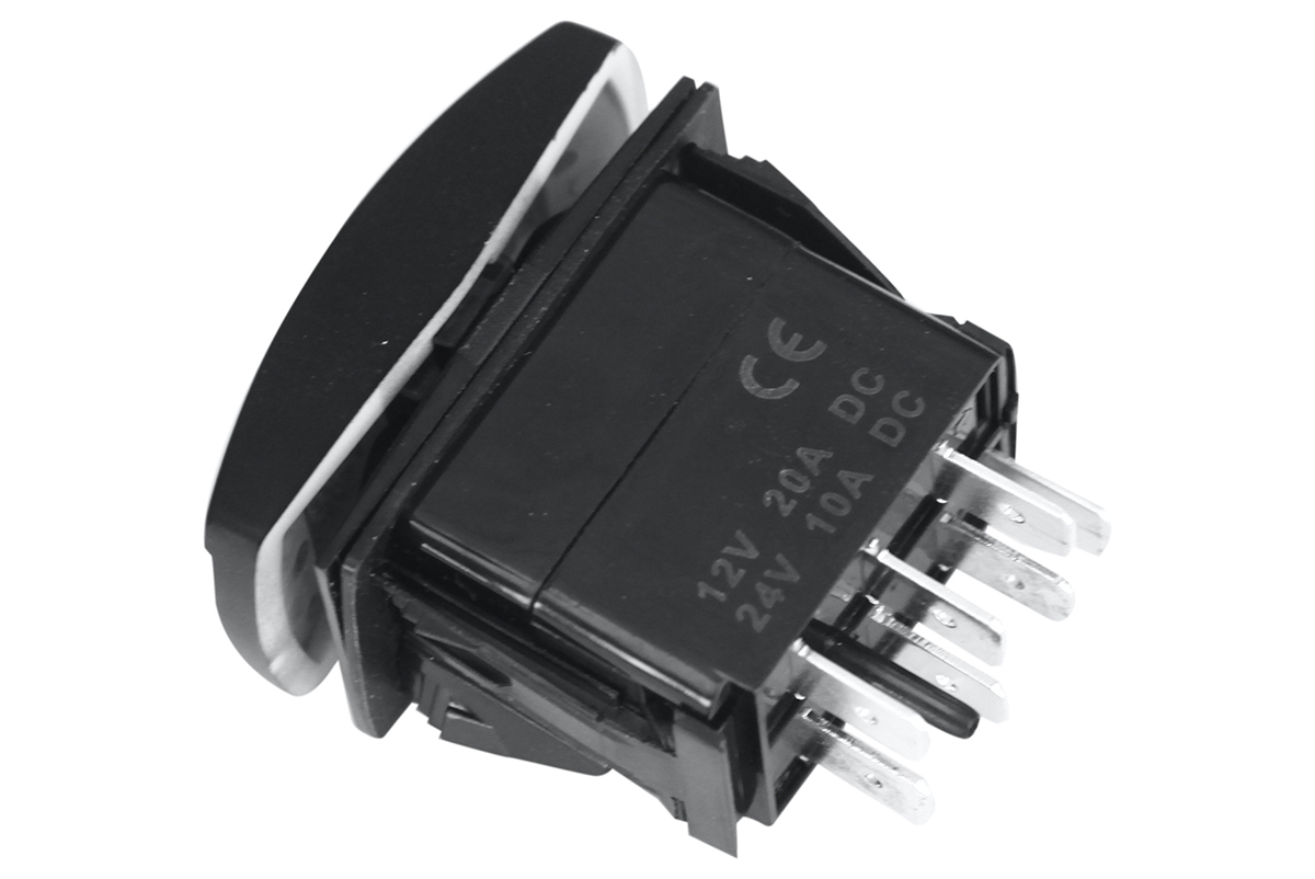 картинка Кнопка РИФ ВКЛ/ВЫКЛ/ВКЛ, синий, ДВЕ ЛИНИИ