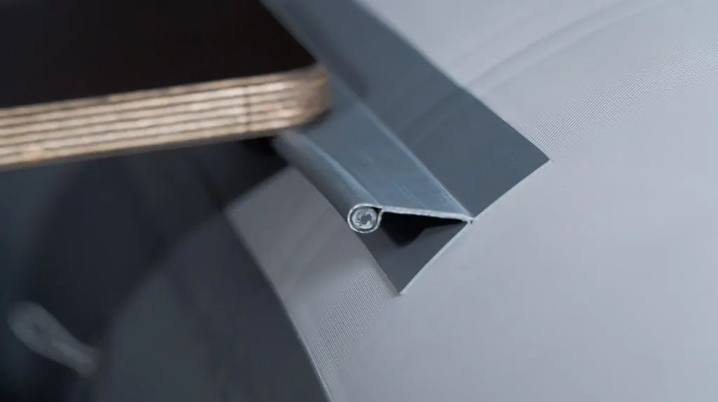 картинка Надувная лодка ПВХ, RiverBoats RB 350 НДНД, серо-оранжевый