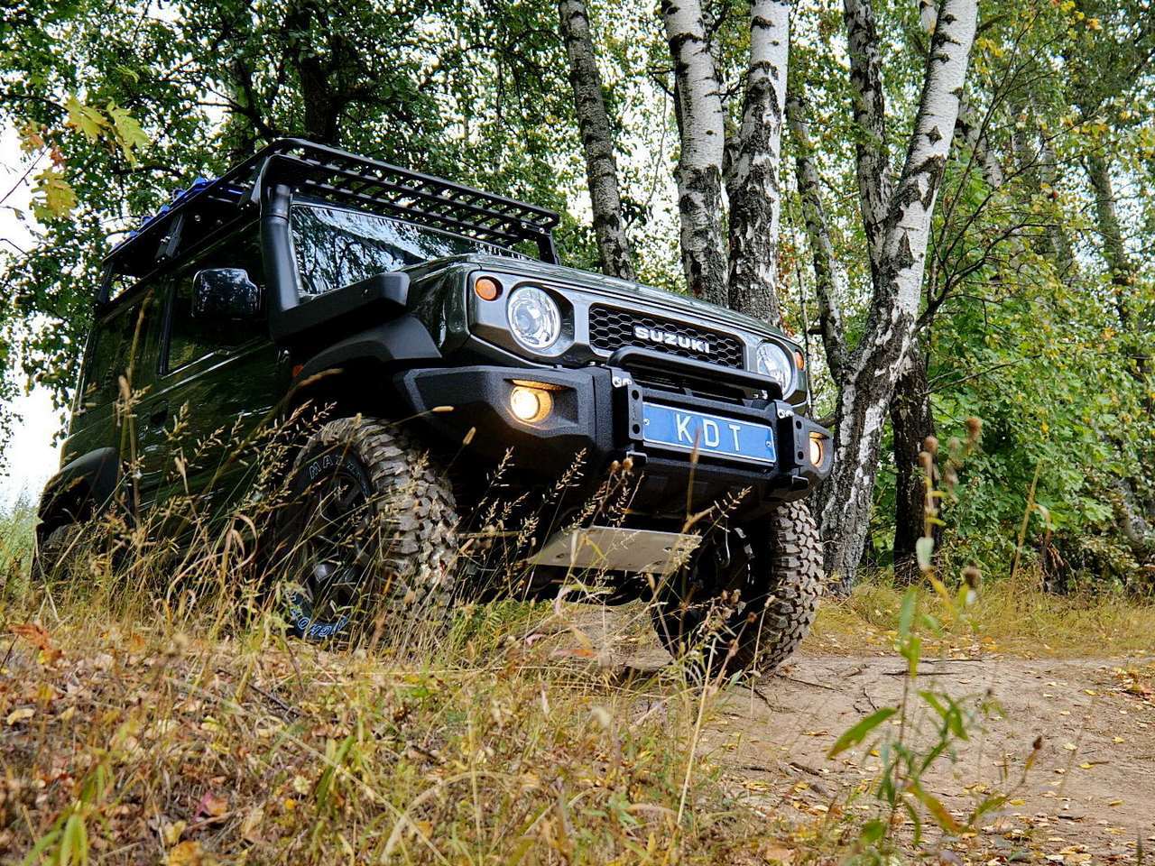картинка Передний силовой бампер со скрытой установкой лебедки - Suzuki Jimny