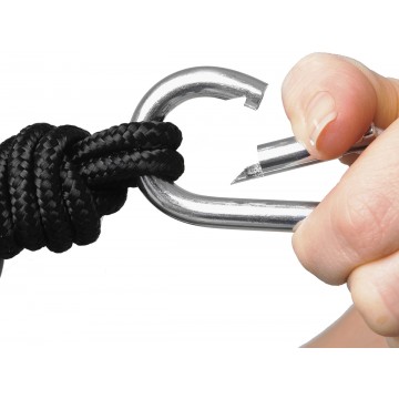 картинка Гамак без планок NISUS 140х260см нейлон 210T зеленый/серый