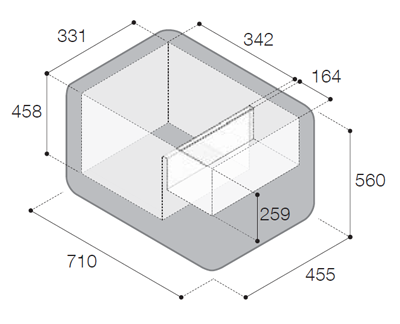 картинка Холодильник-морозильник переносной Vitrifrigo 65литров, 12/24V, -22ᵒC