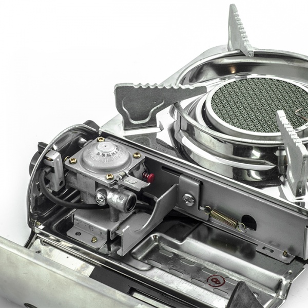 картинка Плита газовая портативная СЛЕДОПЫТ SPARK керамическая конфорка цанговый баллон