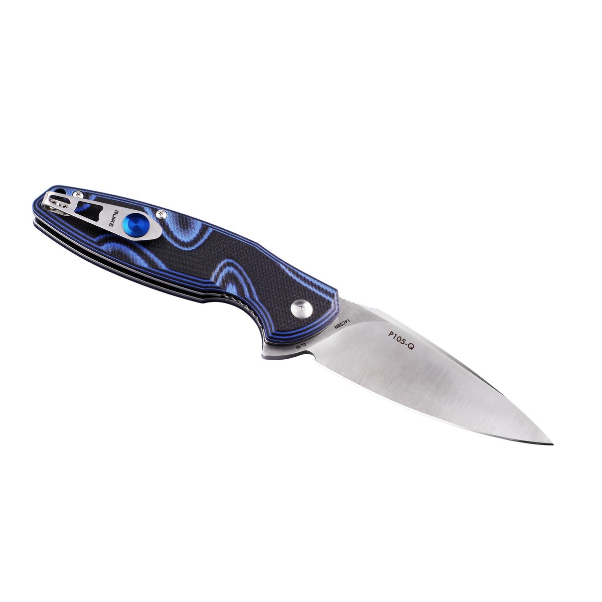 картинка Нож Ruike Fang P105 черно-синий