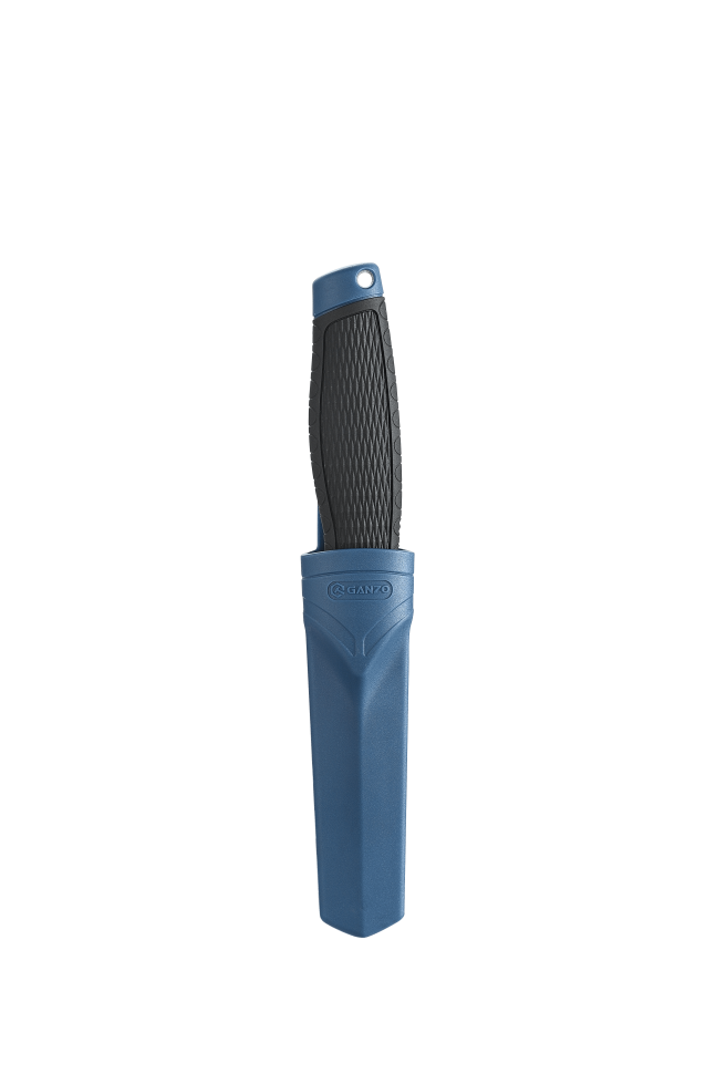 картинка Нож Ganzo G806 черный c синим, G806-BL