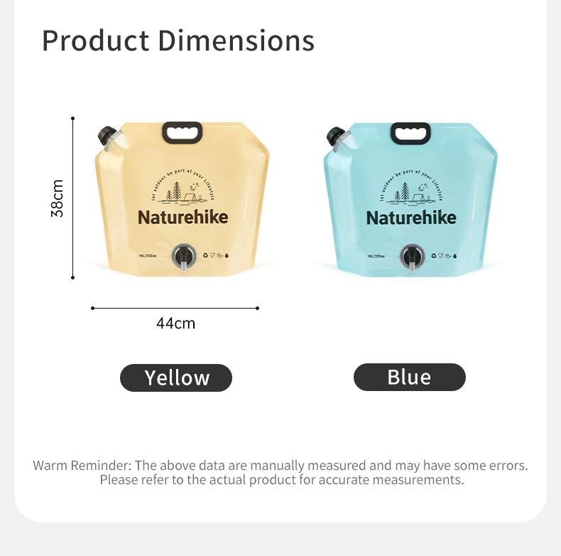 картинка Канистра Naturehike для воды, 19 л., прозрачная