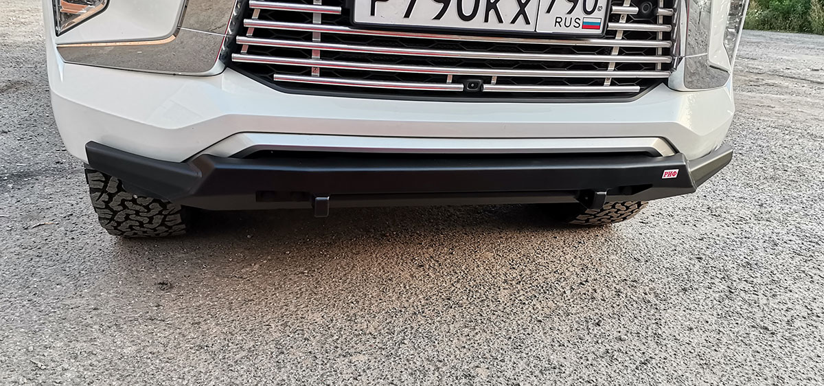 картинка Бампер РИФ силовой передний Mitsubishi Pajero Sport 2021+