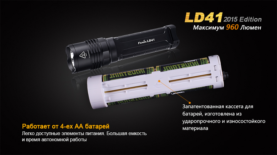 Фонарь Fenix LD41 (2015) CREE XM-L2 (U2)
