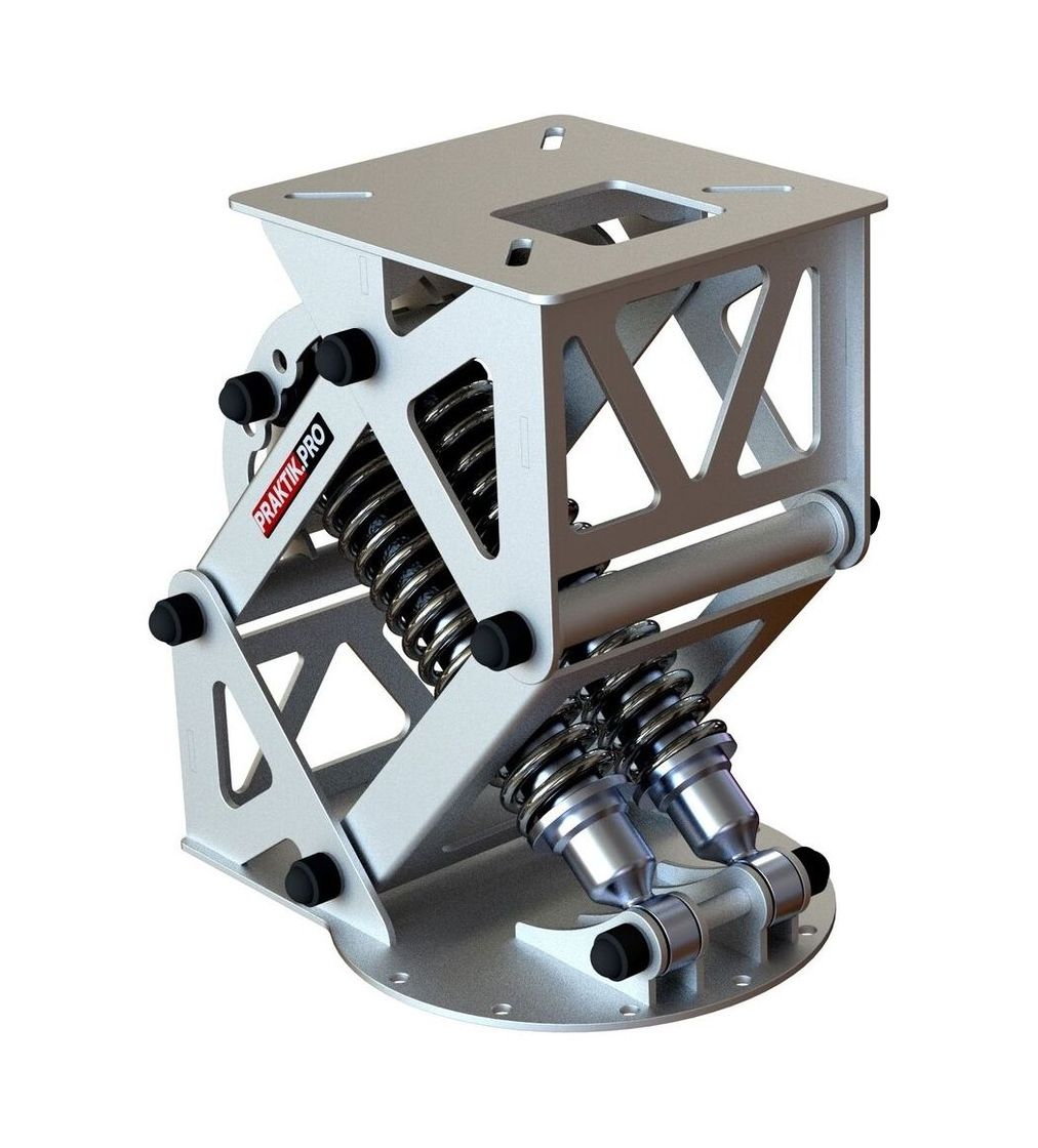 картинка Стойка амортизационная Практик 300 v2, оцинкованная, окрашенная RAL 9023